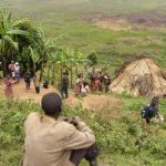 Lake Bunyonyi Pigmy villagers.  These people came from Rwanda duing