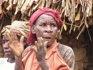 Lake Bunyonyi pigmy elder dancing