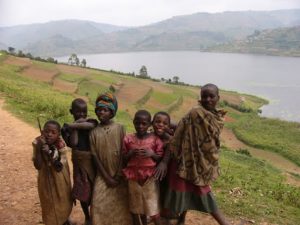 Lake Bunyonyi rural children are very poor with minimal education
