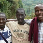 Lake Bunyonyi three cousins