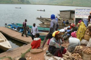 Lake Bunyonyi boat landing