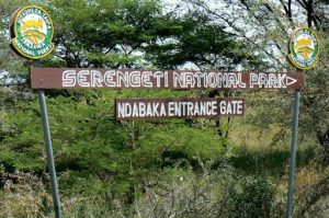 Serengeti National Park - entrance