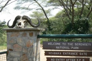 Serengeti National Park - entrance