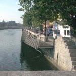 Dublin River Liffey waterfront