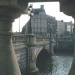 Dublin bridge over River