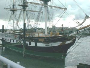 New Ross immigration ship replica