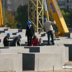 Building the Jewish Holocaust Memorial. In May