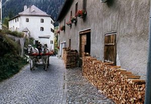 Switzerland - a picturesque village street