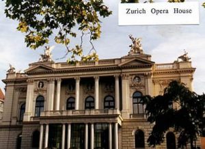 Switzerland - opera house in Zurich. Zürich