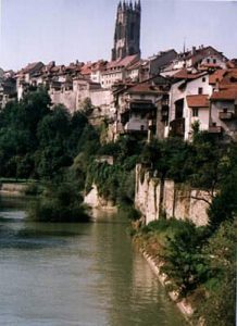 Switzerland - the city of Fribourg