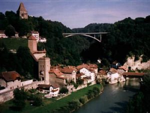 Switzerland - the city of Fribourg