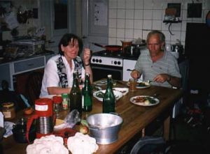 Switzerland - farm kitchen of the