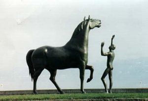 Switzerland - statue in Geneva
