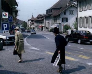 Switzerland - main street in the