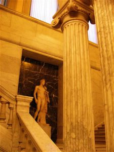 Archeology Museum - Statue and pillars