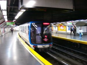 Europe - Madrid, Spain - Subway station