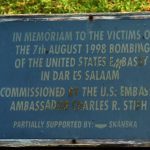 The poignant memorial to the bombing of the USA embassy