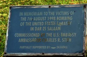 The poignant memorial to the bombing of the USA embassy