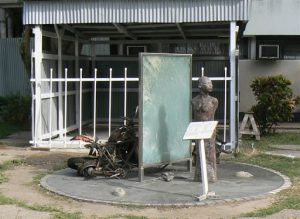 The poignant memorial to the bombing of the USA embassy