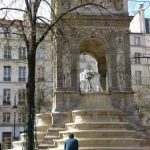 Paris - statue and fountain