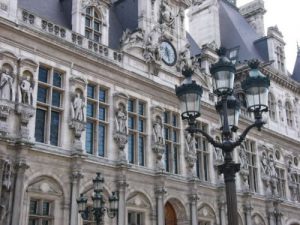 Paris - facade of Hotel de