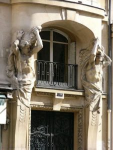 Paris - neoclassical architectural detail