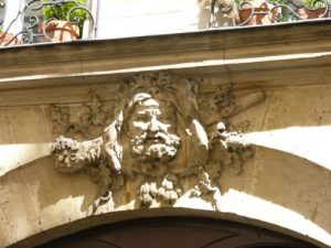 Paris - mythological architectural detail