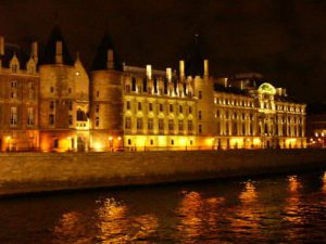 Paris - night on the Seine