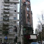 Paris - narrow apartment building