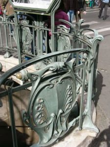 Paris - art nouveau Metro (subway)