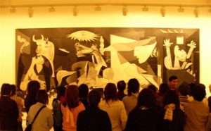 Picasso's Guernica painting at Museo