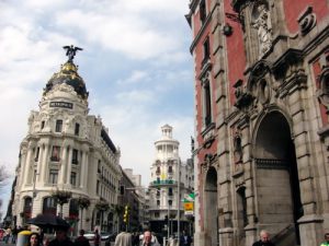 Madrid's beautiful central area