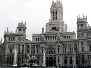 Madrid's beautiful city hall