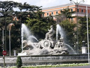 Cibeles fountain and plaza
