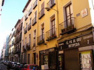 Madrid, Spain - Europe Calle de Cervantes
