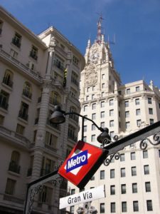 Europe - Madrid, Spain Metro Gran Via