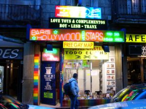 Adult shop in Chueca