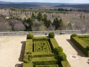 Formal gardens at El