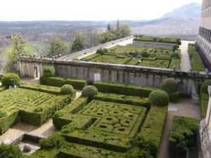 Formal gardens at El