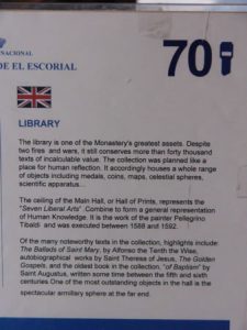 El Escorial library