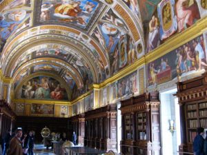 El Escorial library