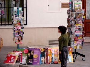 Europe - Almagro, Spain - Magazine Stands