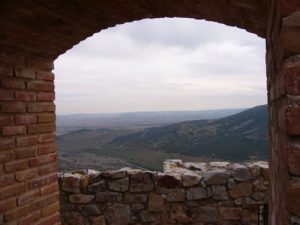 The medieval castle/monastery of Calatrava high