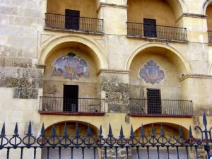 Cordoba - old frescoes on the