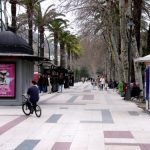 Malaga - attractive promenade