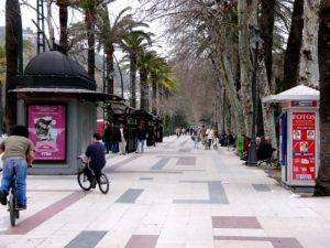 Malaga - attractive promenade