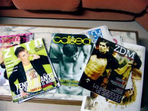 Magazines at Ojala gay organization in