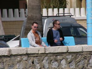 Costa del Sol - Torremolinos  Friends having a chat