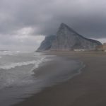 The famous 'rock' of Gibraltar