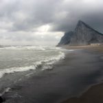 The famous 'rock' of Gibraltar